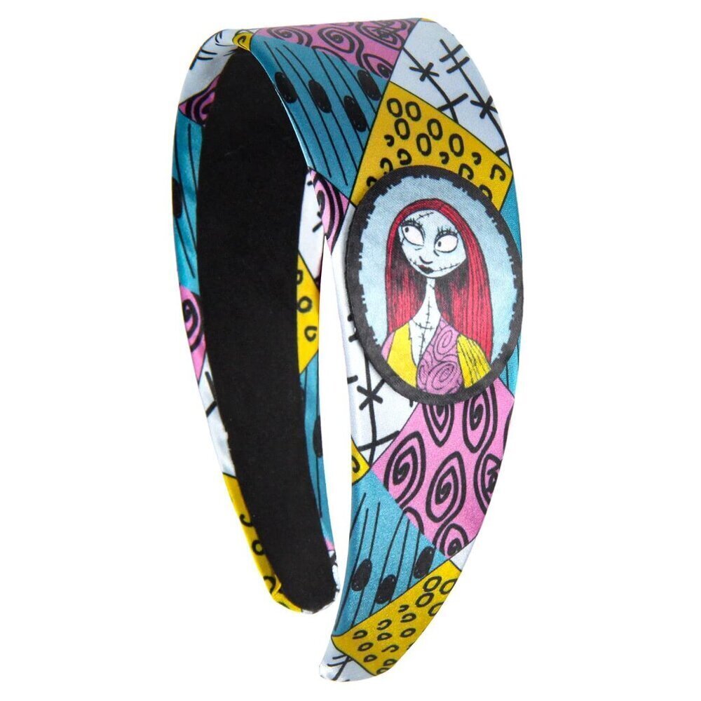 Women Girls Sally Headband Satin Nylon Multicolored Cosplay Halloween Gift